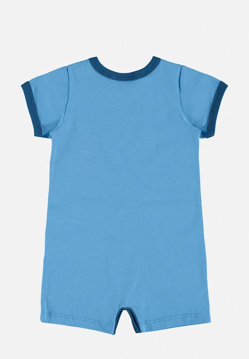 Quimby - Single jersey romper - blue