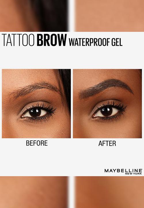 Maybelline - Brow Tattoo Waterproof Gel - Medium Brown