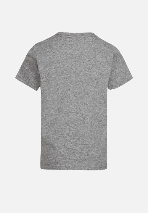 Nike - Nkb jdi swoosh split tee - dark grey heather