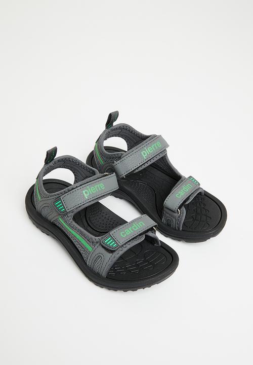 Pierre Cardin - Double strap sandal - grey & green