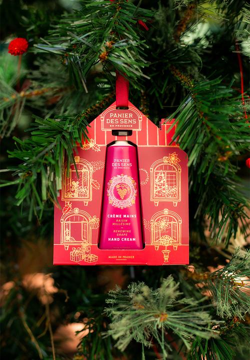 Panier Des Sens - Festive House Hand Cream Ornament - Grape