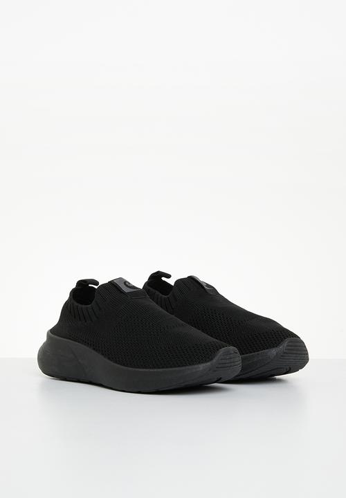 Pierre Cardin - Woven slip on sneaker - black 