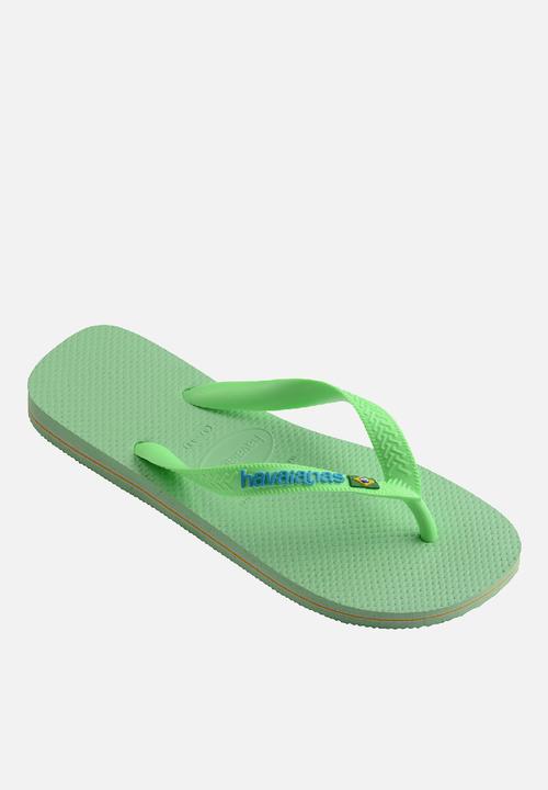 Havaianas - Brazil logo - green garden