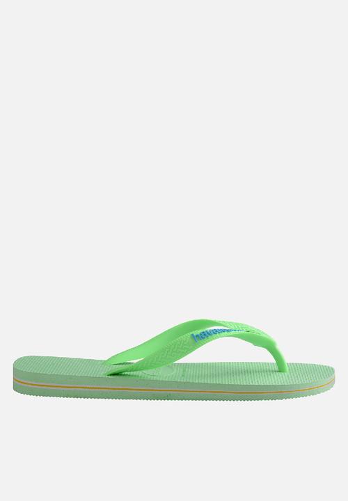 Havaianas - Brazil logo - green garden