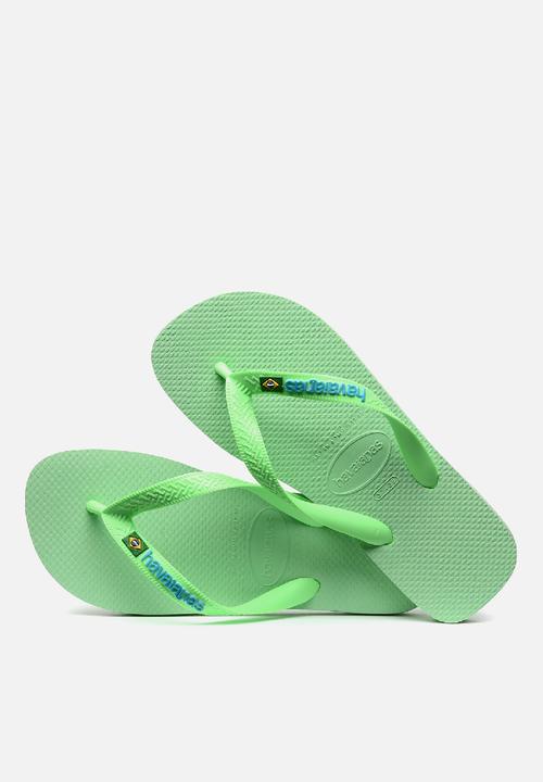 Havaianas - Brazil logo - green garden