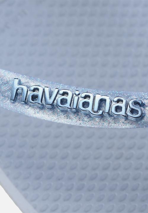 Havaianas - Slim logo metallic - ashley blue