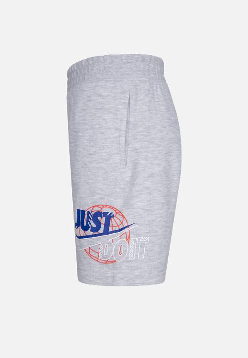 Nike - B nsw digital escape ft short - grey heather