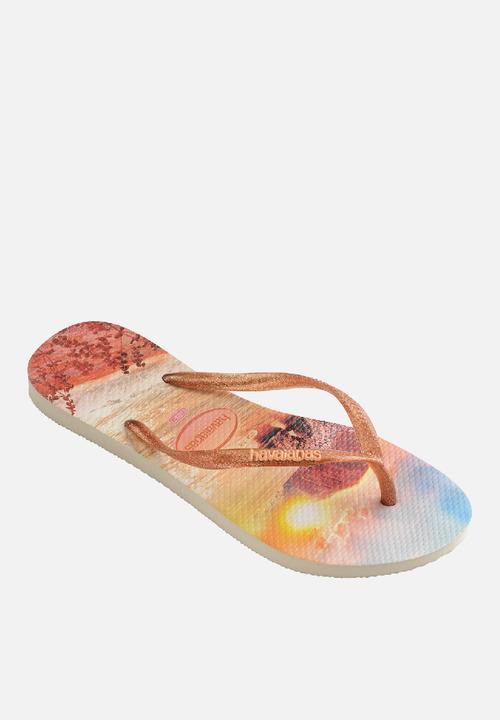 Havaianas - Slim paisage - beige & orange