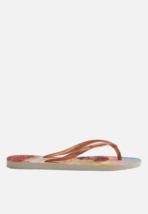 Havaianas - Slim paisage - beige & orange