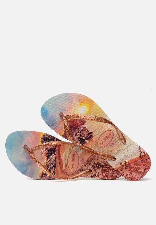 Havaianas - Slim paisage - beige & orange