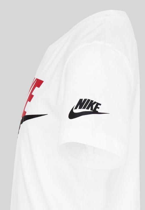 Nike - Nkb futura evergreen - white & university red