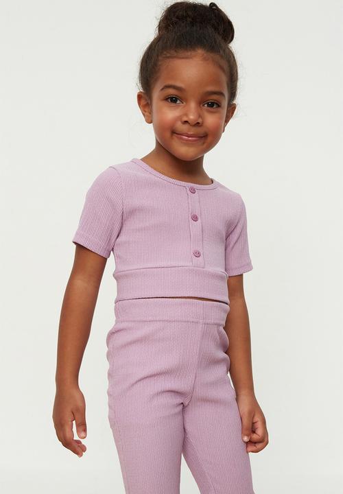 Trendyol - Girls bottom and top set - lilac