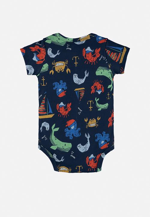 UP Baby - Soft jersey cotton bodysuit - dark blue