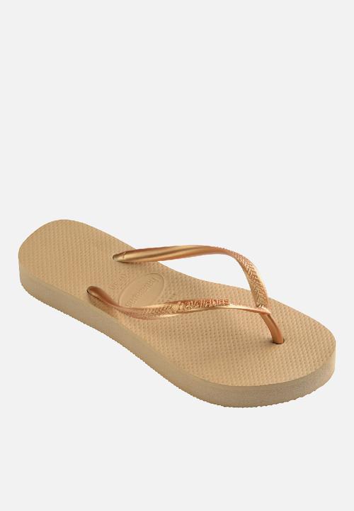Havaianas - Slim flatform - golden
