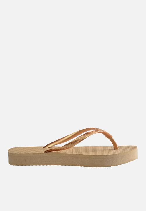Havaianas - Slim flatform - golden