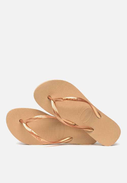 Havaianas - Slim flatform - golden