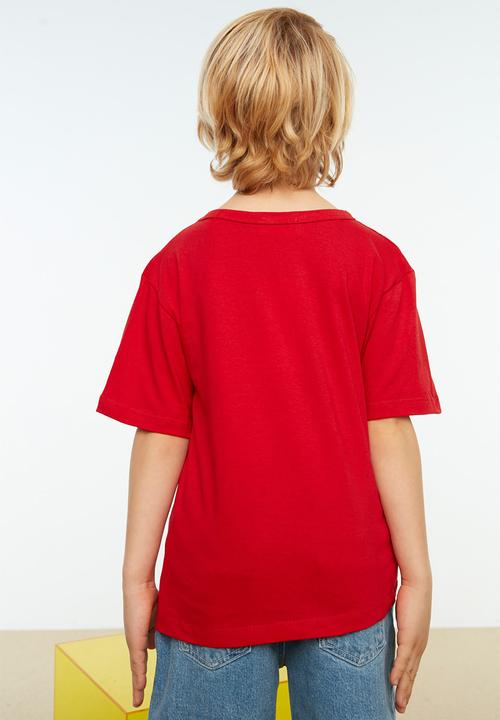 Trendyol - Boys T-shirt - red