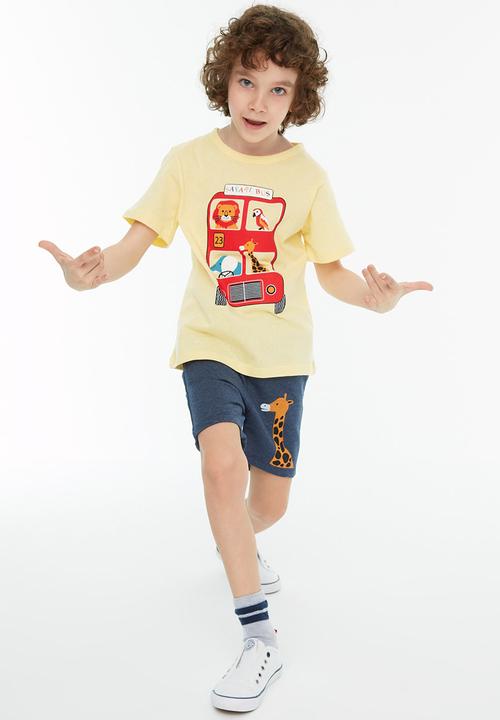 Trendyol - Boys bottom and top set - yellow