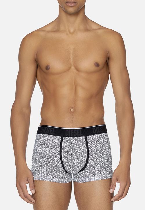 Diesel  - Umbx-damien two pack boxer briefs - black printed