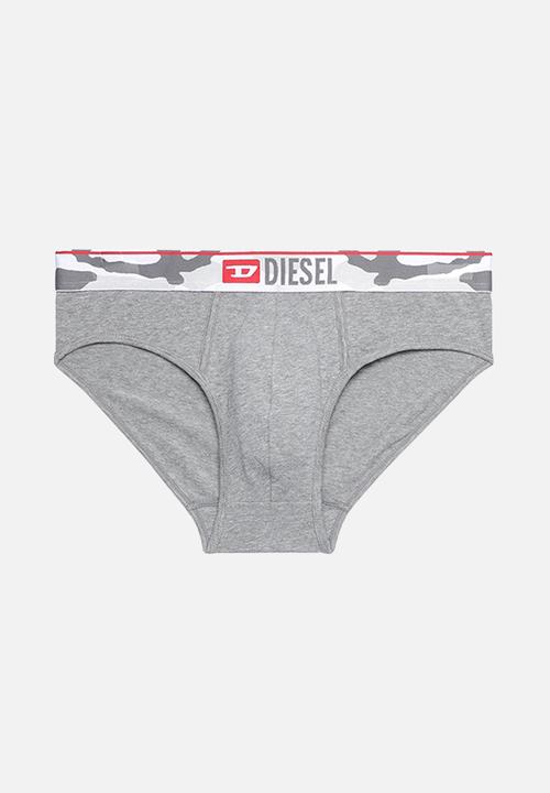 Diesel  - Umbr-andre two pack briefs - grey & camo