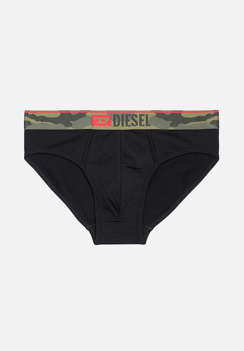 Diesel  - Umbr-andre two pack briefs - camo/black