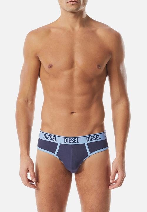 Diesel  - Umbr-andre two pack briefs - blue & light blue