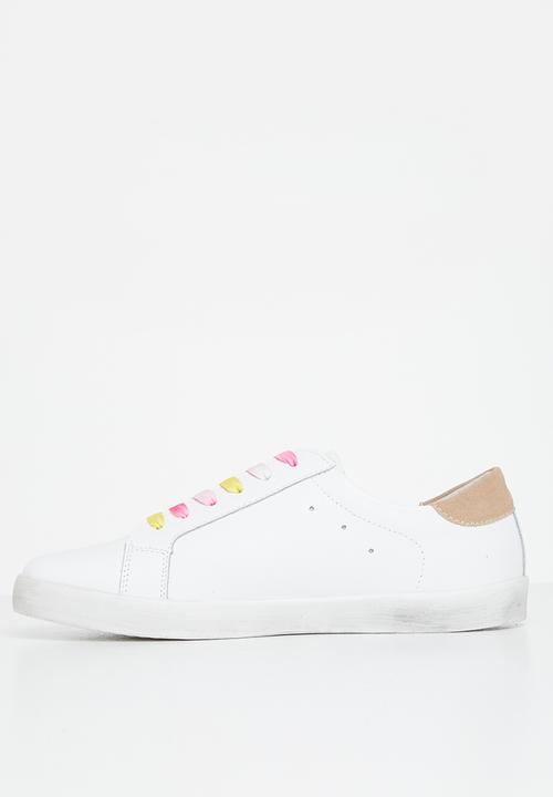Julz - Pixie leather sneaker - white