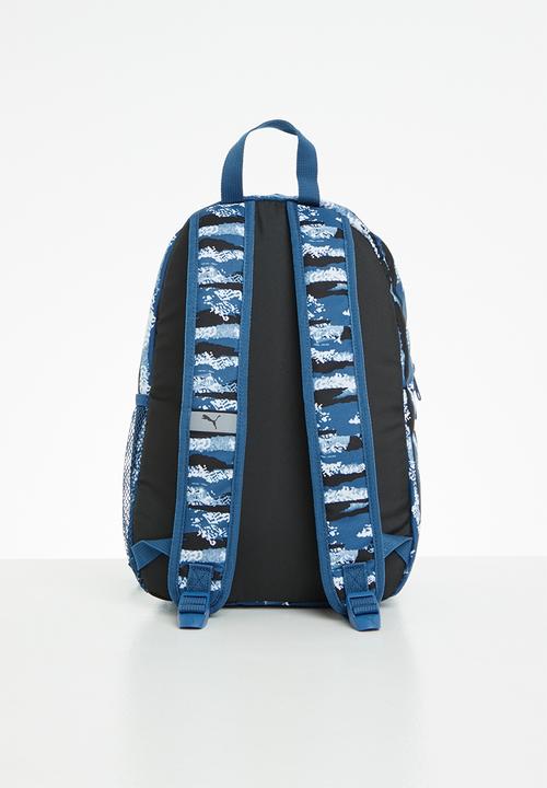 PUMA - Puma phase small backpack- lake blue-alpha boys aop