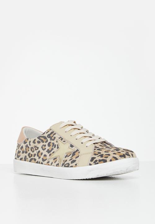 Julz - Jordan leather sneaker - animal