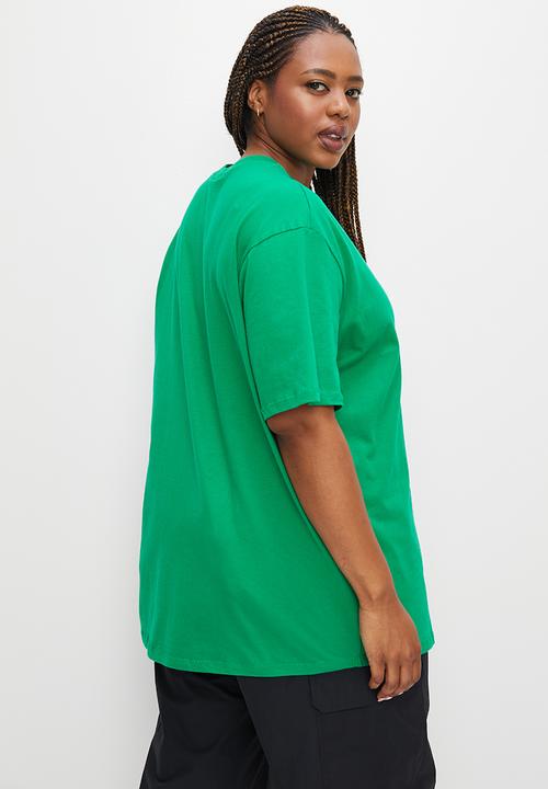Blake - Graphic oversized tee - green