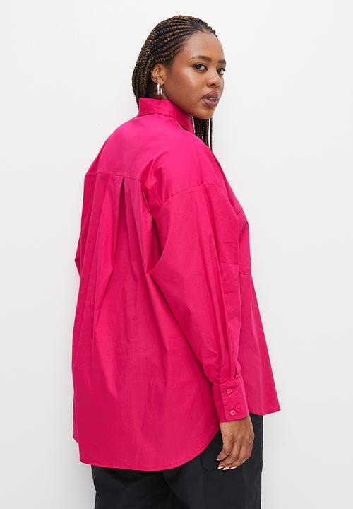 Blake - Oversized shirt - cerise
