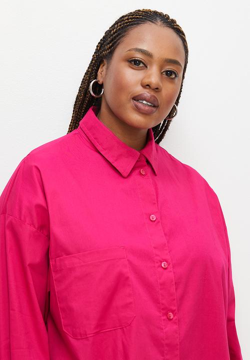Blake - Oversized shirt - cerise