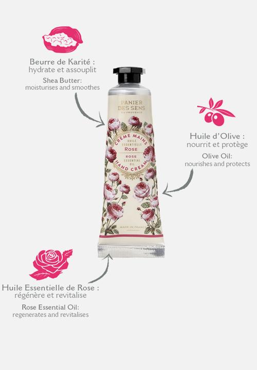 Panier Des Sens - Rejuvenating rose 30ml hand cream