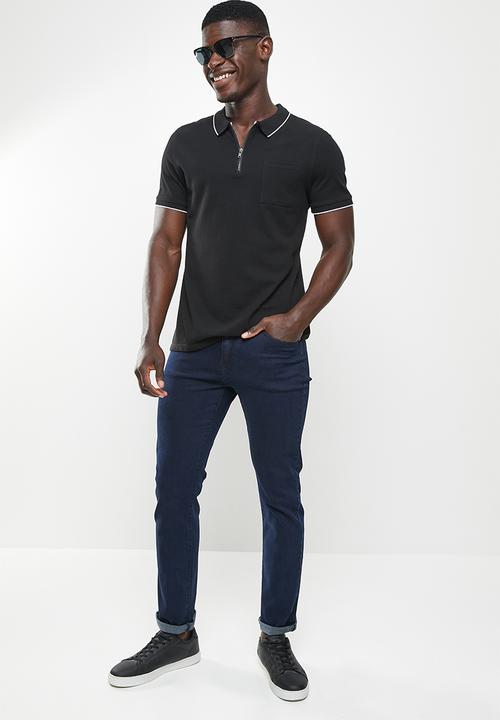 Pierre Cardin - Pc mano regular fit - blue & black