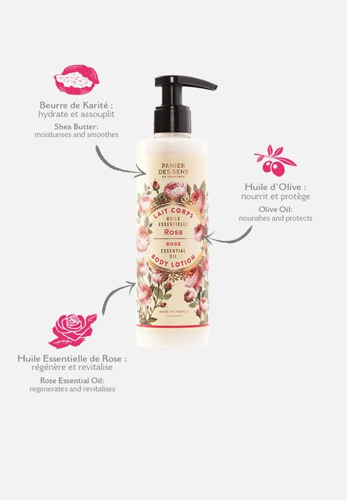 Panier Des Sens - Rejuvenating rose body lotion