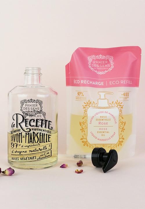 Panier Des Sens - Rejuvenating rose eco refill liquid marseille soap