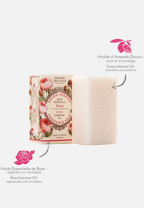 Panier Des Sens - Rejuvenating rose vegetable soap bar