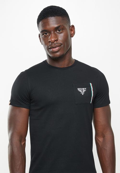 SOVIET - M icon short sleeve tee - black