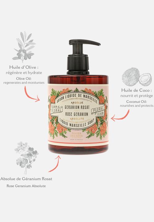 Panier Des Sens - Rose geranium liquid marseille soap