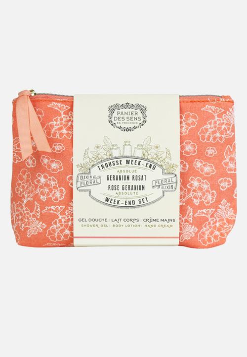 Panier Des Sens - Rose Geranium Weekend Set