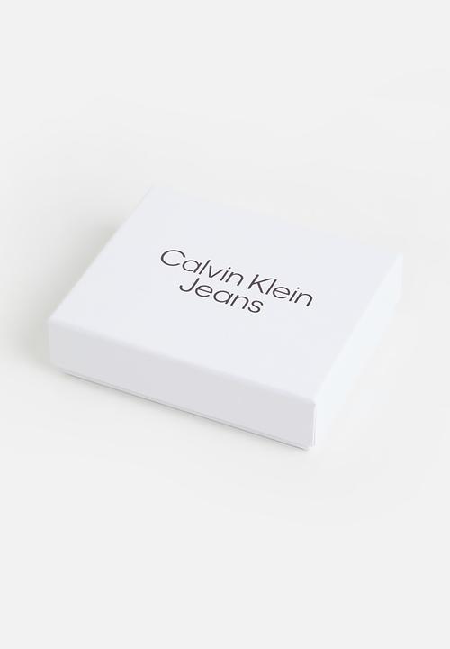 Calvin Klein - Mono textured cardcase 6cc - black
