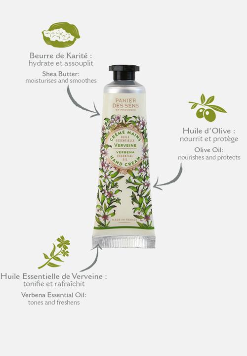 Panier Des Sens - Energising verbena 30ml hand cream
