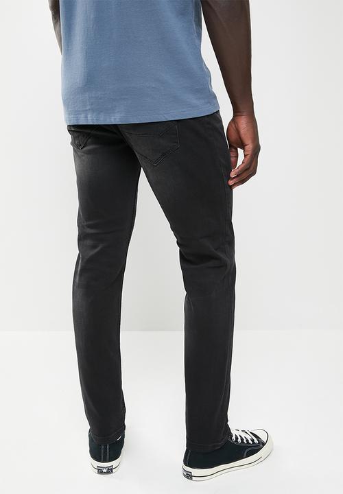 Alpha Industries - Mens flex jeans - black sandblast