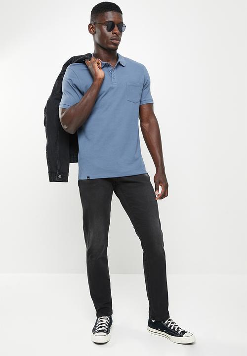 Alpha Industries - Mens flex jeans - black sandblast