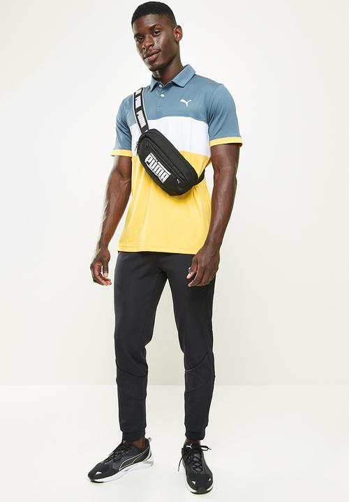 PUMA - Cloudspun golf highway polo - evening sky/mustard seed