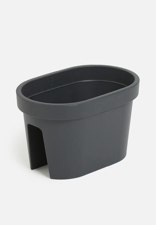 H&S - Balcony outdoor pot plant- grey
