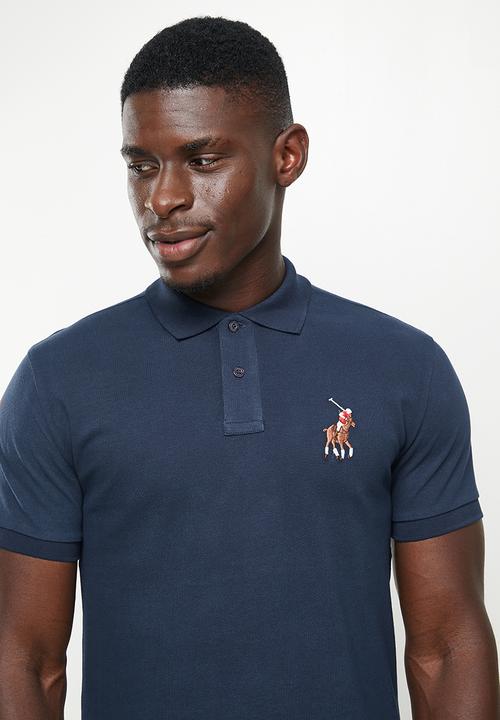 POLO - Men big pony pique golfer - navy