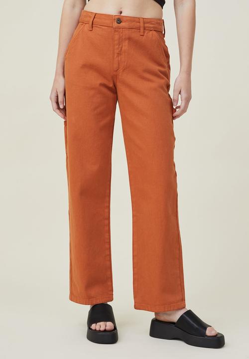 Cotton On - Petite carpenter jean - autumn brown