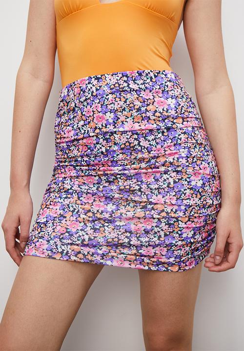 Blake - Ruched co-ord - dense ditsy