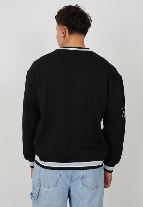 Factorie - Oversized nfl crew - lcn nfl black/raiders tipped